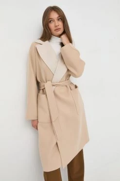 Γυναικεία Παλτά Weekend Max Mara μπεζ,