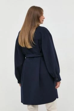 Γυναικεία Παλτά Μάλλινο παλτό Weekend Max Mara ναυτικό μπλε, -Αξεσουάρ || Παπούτσια || Ρούχα Κατάστημα unnamed file 2356