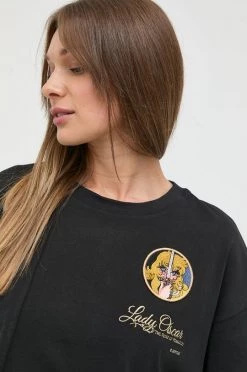 Γυναικεία Κοντομάνικο Βαμβακερό μπλουζάκι MAX&Co. μαύρο -Αξεσουάρ || Παπούτσια || Ρούχα Κατάστημα unnamed file 2364