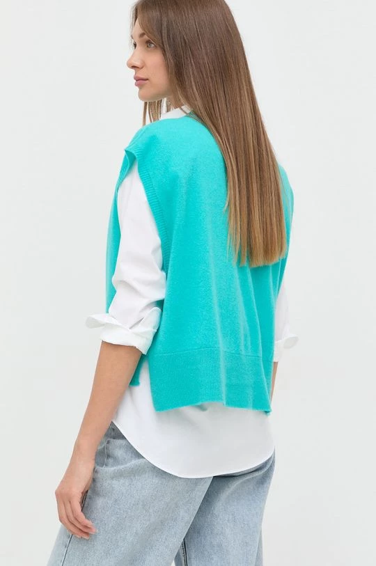 Γυναικεία Χωρίς φερμουάρ Μάλλινο γιλέκο MAX&Co. χρώμα: τιρκουάζ, 5 Γυναικεία Χωρίς φερμουάρ Μάλλινο γιλέκο MAX&Co. χρώμα: τιρκουάζ, - Image 3