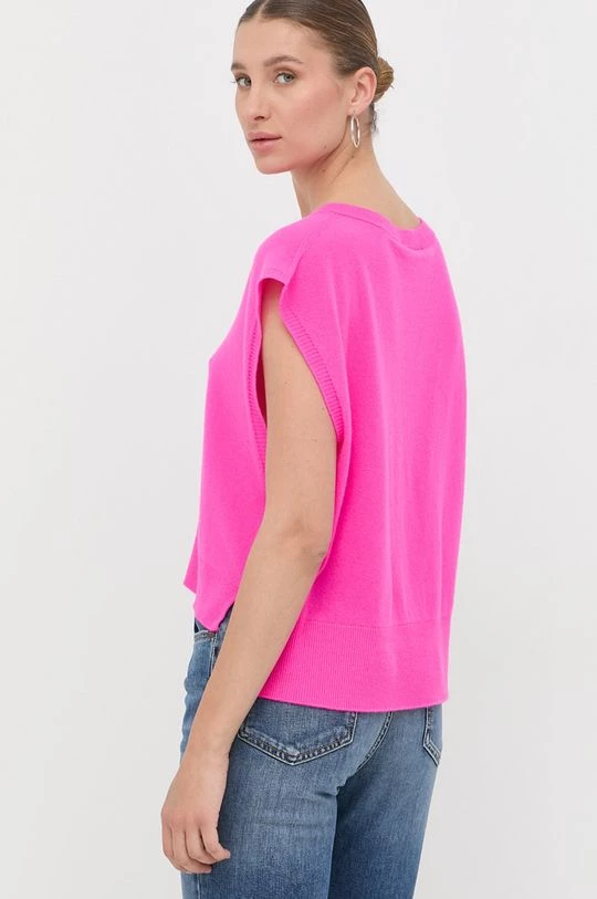 Γυναικεία Χωρίς φερμουάρ Μάλλινο γιλέκο MAX&Co. χρώμα: ροζ, 5 Γυναικεία Χωρίς φερμουάρ Μάλλινο γιλέκο MAX&Co. χρώμα: ροζ, - Image 3