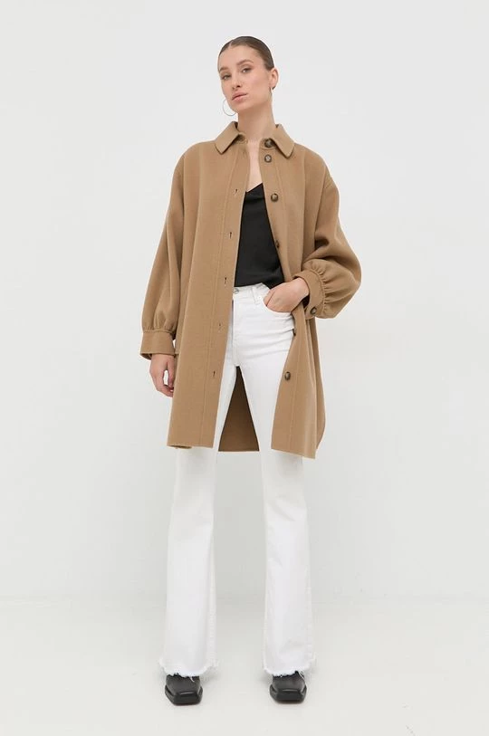 Γυναικεία Παλτά Μάλλινο παλτό Weekend Max Mara καφέ, 4 Γυναικεία Παλτά Μάλλινο παλτό Weekend Max Mara καφέ, - Image 2