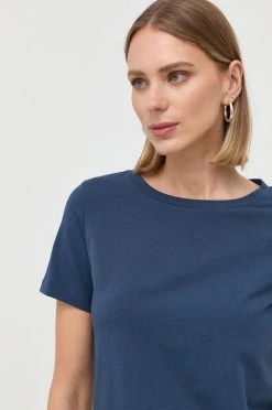 Γυναικεία Κοντομάνικο Μπλουζάκι Weekend Max Mara ναυτικό μπλε -Αξεσουάρ || Παπούτσια || Ρούχα Κατάστημα unnamed file 2416