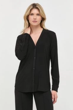 Γυναικεία Πουκάμισα Πουκάμισο Max Mara Leisure μαύρο,