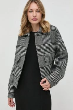 Γυναικεία Παλτά Μάλλινο μπουφάν Weekend Max Mara μαύρο,