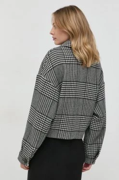 Γυναικεία Παλτά Μάλλινο μπουφάν Weekend Max Mara μαύρο, -Αξεσουάρ || Παπούτσια || Ρούχα Κατάστημα unnamed file 2446