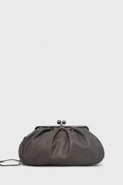 Γυναικεία Τσάντες Shopper και Tote Δερμάτινη τσάντα Weekend Max Mara γκρι