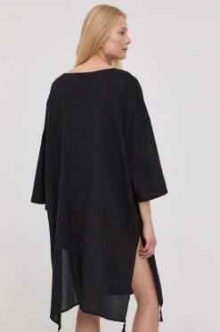 Γυναικεία Φορέματα Βαμβακερό φόρεμα Max Mara Leisure μαύρο, -Αξεσουάρ || Παπούτσια || Ρούχα Κατάστημα unnamed file 2511