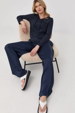 Γυναικεία Χωρίς φερμουάρ Μπλούζα Max Mara Leisure χρώμα: ναυτικό μπλε,