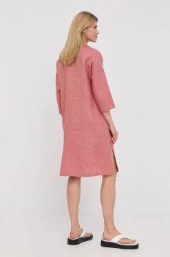 Γυναικεία Φορέματα Λινό φόρεμα Max Mara Leisure ροζ, -Αξεσουάρ || Παπούτσια || Ρούχα Κατάστημα unnamed file 2539