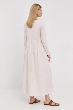 Γυναικεία Φορέματα Βαμβακερό φόρεμα Max Mara Leisure μπεζ, -Αξεσουάρ || Παπούτσια || Ρούχα Κατάστημα unnamed file 2549