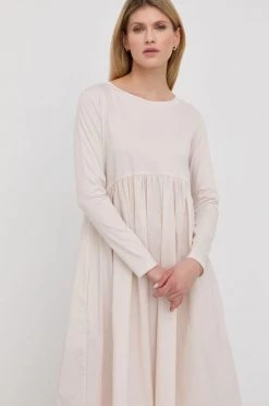 Γυναικεία Φορέματα Βαμβακερό φόρεμα Max Mara Leisure μπεζ, -Αξεσουάρ || Παπούτσια || Ρούχα Κατάστημα unnamed file 2550