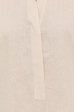 Γυναικεία Φορέματα Λινό φόρεμα Max Mara Leisure μπεζ, -Αξεσουάρ || Παπούτσια || Ρούχα Κατάστημα unnamed file 2556