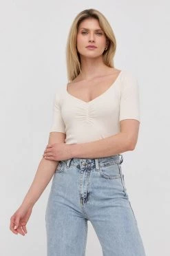 Γυναικεία Χωρίς φερμουάρ Πουλόβερ MAX&Co. χρώμα: μπεζ,