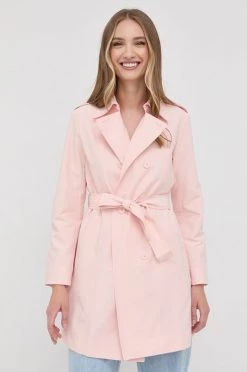 Γυναικεία Παλτά Καμπαρντίνα MAX&Co. χρώμα: ροζ,