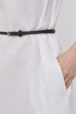 Γυναικεία Φορέματα Λινό φόρεμα Max Mara Leisure άσπρο, -Αξεσουάρ || Παπούτσια || Ρούχα Κατάστημα unnamed file 2617