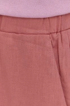 Γυναικεία Υφασμάτινα Λινό παντελόνι Max Mara Leisure χρώμα: ροζ, 9 Γυναικεία Υφασμάτινα Λινό παντελόνι Max Mara Leisure χρώμα: ροζ, -Αξεσουάρ || Παπούτσια || Ρούχα Κατάστημα unnamed file 2630