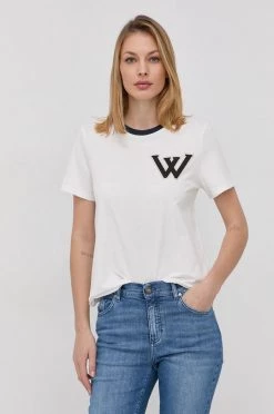 Γυναικεία Κοντομάνικο Βαμβακερό μπλουζάκι Weekend Max Mara άσπρο -Αξεσουάρ || Παπούτσια || Ρούχα Κατάστημα unnamed file 2682