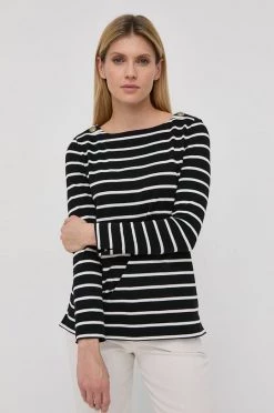 Γυναικεία Μπλούζες Βαμβακερή μπλούζα MAX&Co. μαύρο