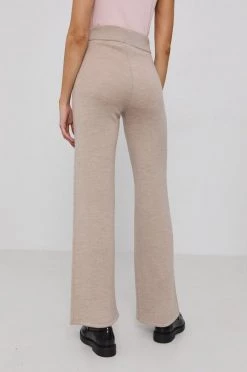 Γυναικεία Υφασμάτινα Παντελόνι Max Mara Leisure χρώμα: μπεζ -Αξεσουάρ || Παπούτσια || Ρούχα Κατάστημα unnamed file 2741