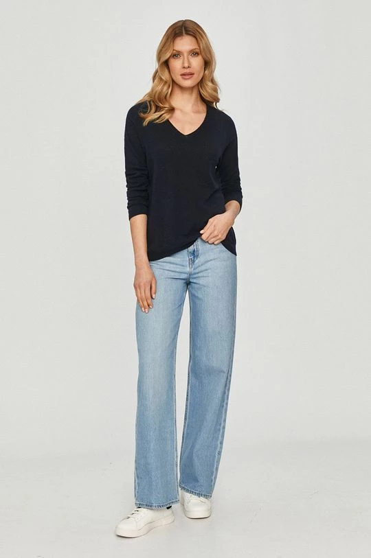 Γυναικεία Χωρίς φερμουάρ Max Mara Leisure - Πουλόβερ σκούρο μπλε 4 Γυναικεία Χωρίς φερμουάρ Max Mara Leisure - Πουλόβερ σκούρο μπλε - Image 2