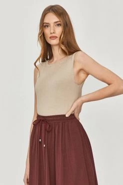 Γυναικεία Χωρίς φερμουάρ Max Mara Leisure - Γιλέκο μπεζ