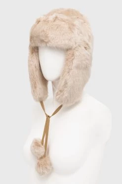 Γυναικεία Σκουφιά Καπέλο MAX&Co. μπεζ,