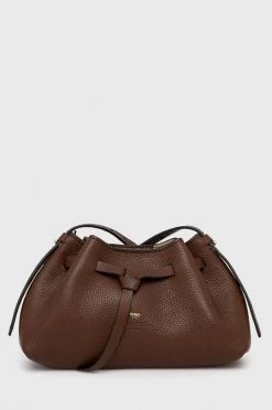 Γυναικεία Τσάντες χιαστί Δερμάτινη τσάντα Weekend Max Mara καφέ