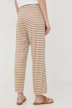 Γυναικεία Υφασμάτινα Παντελόνι με λινό μείγμα Max Mara Leisure μπεζ, -Αξεσουάρ || Παπούτσια || Ρούχα Κατάστημα unnamed file 2914