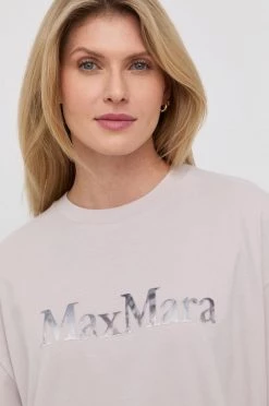 Γυναικεία Κοντομάνικο Μπλουζάκι Max Mara Leisure χρώμα: ροζ -Αξεσουάρ || Παπούτσια || Ρούχα Κατάστημα unnamed file 2977
