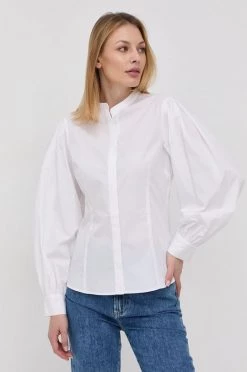 Γυναικεία Πουκάμισα Βαμβακερό πουκάμισο MAX&Co. χρώμα: άσπρο -Αξεσουάρ || Παπούτσια || Ρούχα Κατάστημα unnamed file 3058