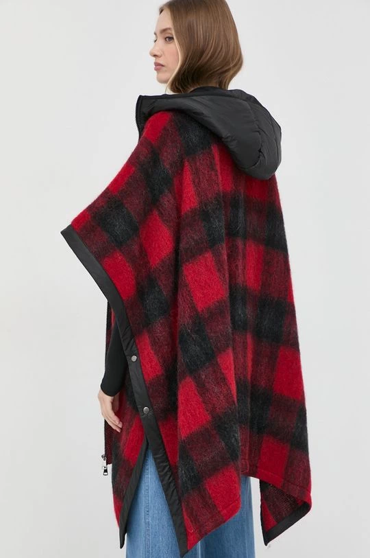 Γυναικεία Κοντά μπουφάν Μάλλινο πόντσο Weekend Max Mara κόκκινο 5 Γυναικεία Κοντά μπουφάν Μάλλινο πόντσο Weekend Max Mara κόκκινο - Image 3