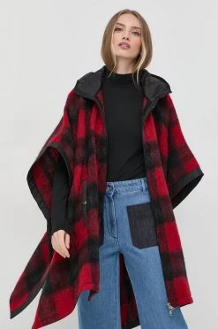 Γυναικεία Κοντά μπουφάν Μάλλινο πόντσο Weekend Max Mara κόκκινο 11 Γυναικεία Κοντά μπουφάν Μάλλινο πόντσο Weekend Max Mara κόκκινο -Αξεσουάρ || Παπούτσια || Ρούχα Κατάστημα unnamed file 3098