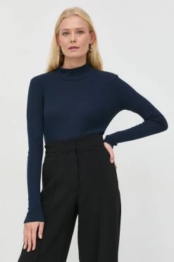 Γυναικεία Μακρυμάνικο Πουκάμισο μακρυμάνικο με μείγμα μαλλιού MAX&Co. ναυτικό μπλε -Αξεσουάρ || Παπούτσια || Ρούχα Κατάστημα unnamed file 3104