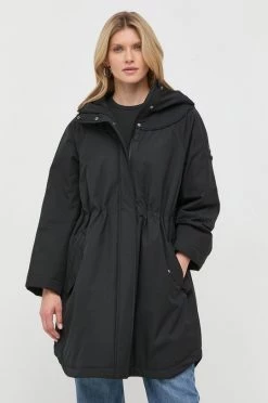 Γυναικεία Μακριά μπουφάν Μπουφάν Max Mara Leisure μαύρο,