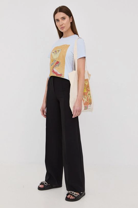 Γυναικεία Κοντομάνικο Βαμβακερό μπλουζάκι MAX&Co. ροζ 4 Γυναικεία Κοντομάνικο Βαμβακερό μπλουζάκι MAX&Co. ροζ - Image 2