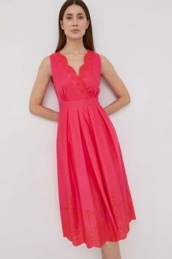 Γυναικεία Φορέματα Βαμβακερό φόρεμα MAX&Co. ροζ, -Αξεσουάρ || Παπούτσια || Ρούχα Κατάστημα unnamed file 3268