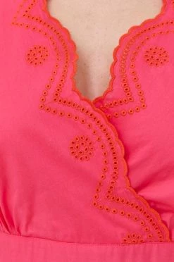 Γυναικεία Φορέματα Βαμβακερό φόρεμα MAX&Co. ροζ, -Αξεσουάρ || Παπούτσια || Ρούχα Κατάστημα unnamed file 3270