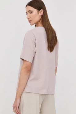 Γυναικεία Κοντομάνικο Μπλουζάκι Max Mara Leisure χρώμα: ροζ -Αξεσουάρ || Παπούτσια || Ρούχα Κατάστημα unnamed file 3289