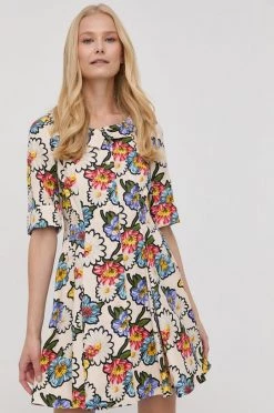 Γυναικεία Φορέματα Φόρεμα από λινό μείγμα MAX&Co. μπεζ,