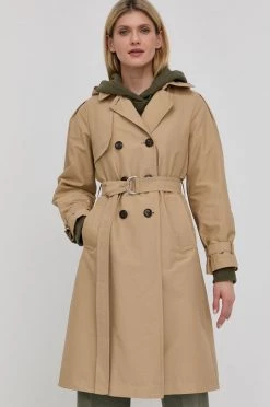 Γυναικεία Παλτά Καμπαρντίνα MAX&Co. χρώμα: μπεζ,