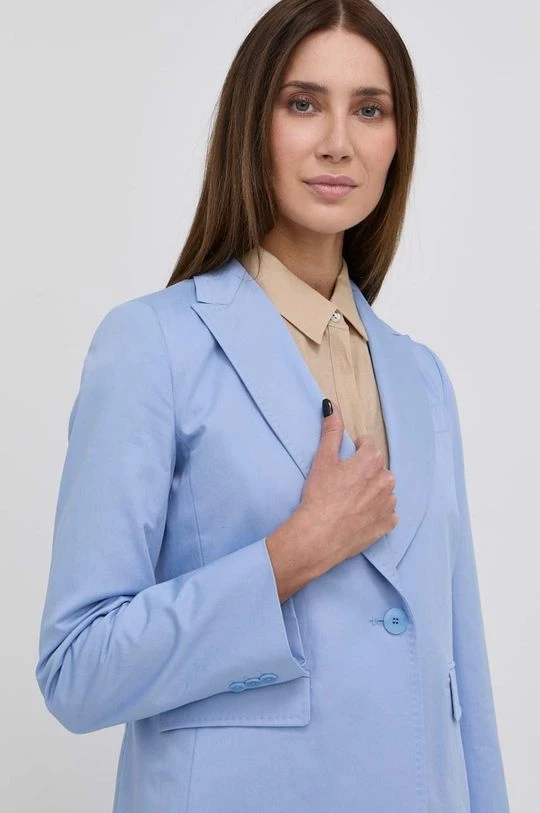 Γυναικεία Σακάκια Blazer με μείγμα λινών Weekend Max Mara ανοιχτό μπλε 6 Γυναικεία Σακάκια Blazer με μείγμα λινών Weekend Max Mara ανοιχτό μπλε - Image 4