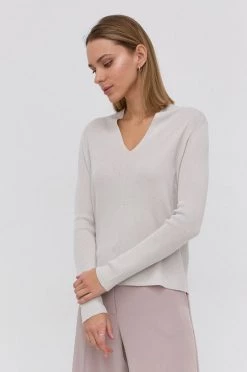 Γυναικεία Χωρίς φερμουάρ Μάλλινο πουλόβερ Max Mara Leisure χρώμα: γκρι