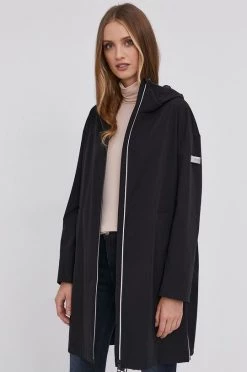 Γυναικεία Μακριά μπουφάν Μπουφάν Max Mara Leisure χρώμα: μαύρο