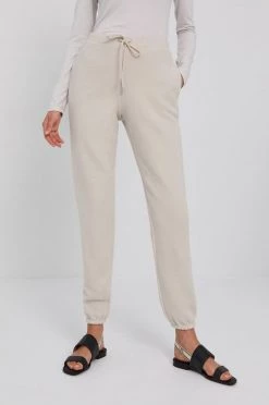 Γυναικεία Παντελόνια φόρμας Παντελόνι Max Mara Leisure χρώμα: μπεζ