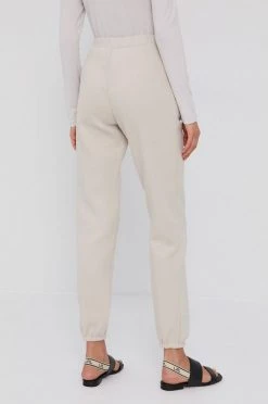 Γυναικεία Παντελόνια φόρμας Παντελόνι Max Mara Leisure χρώμα: μπεζ -Αξεσουάρ || Παπούτσια || Ρούχα Κατάστημα unnamed file 3460