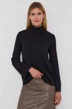 Γυναικεία Μπλούζες Μπλουζάκι Max Mara Leisure χρώμα: μαύρο