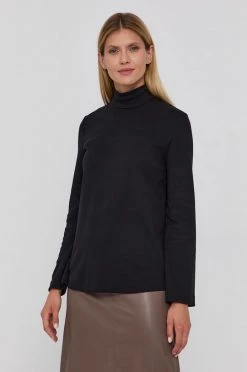 Γυναικεία Μπλούζες Μπλουζάκι Max Mara Leisure χρώμα: μαύρο -Αξεσουάρ || Παπούτσια || Ρούχα Κατάστημα unnamed file 3477