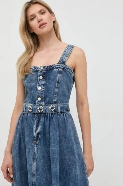 Γυναικεία Φορέματα Φόρεμα τζιν MAX&Co. μπλε -Αξεσουάρ || Παπούτσια || Ρούχα Κατάστημα unnamed file 350