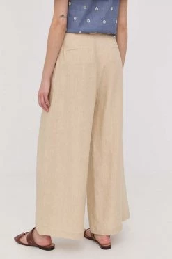 Γυναικεία Υφασμάτινα Λινό παντελόνι MAX&Co. χρώμα: μπεζ, 8 Γυναικεία Υφασμάτινα Λινό παντελόνι MAX&Co. χρώμα: μπεζ, -Αξεσουάρ || Παπούτσια || Ρούχα Κατάστημα unnamed file 3568